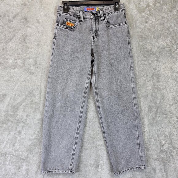 Empyre Jeans Womens Size 25 Gray Acid Wash Straight Leg 100% Cotton Denim - Picture 1 of 12